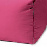 17" Cool Bright Hot Pink Solid Color Indoor Outdoor Pouf Ottoman